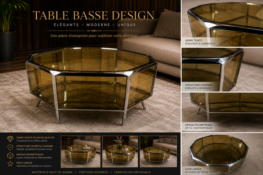 Facette — Table basse édition limitée